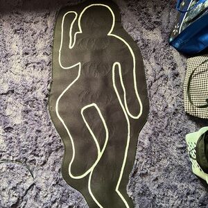 Black Silhouette Rug